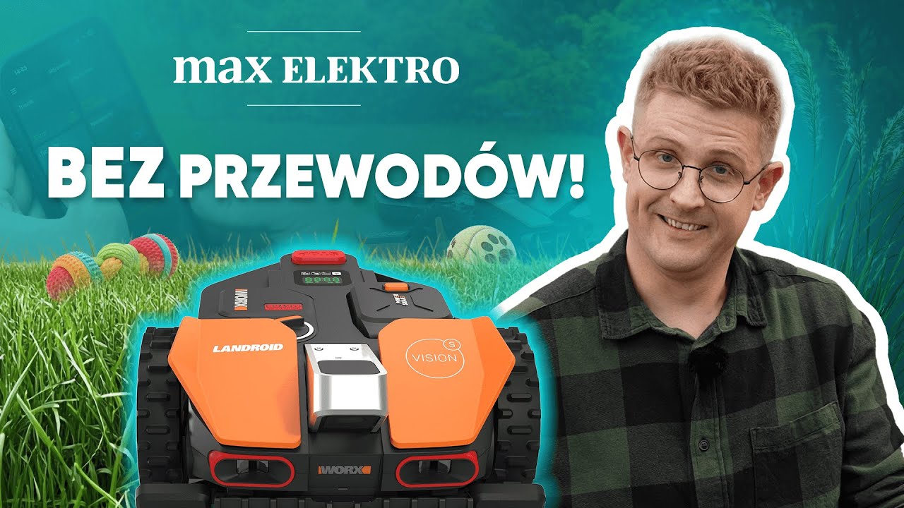 Robot koszący bez kabla? WORX Landroid Vision S250 kosi za Ciebie!
