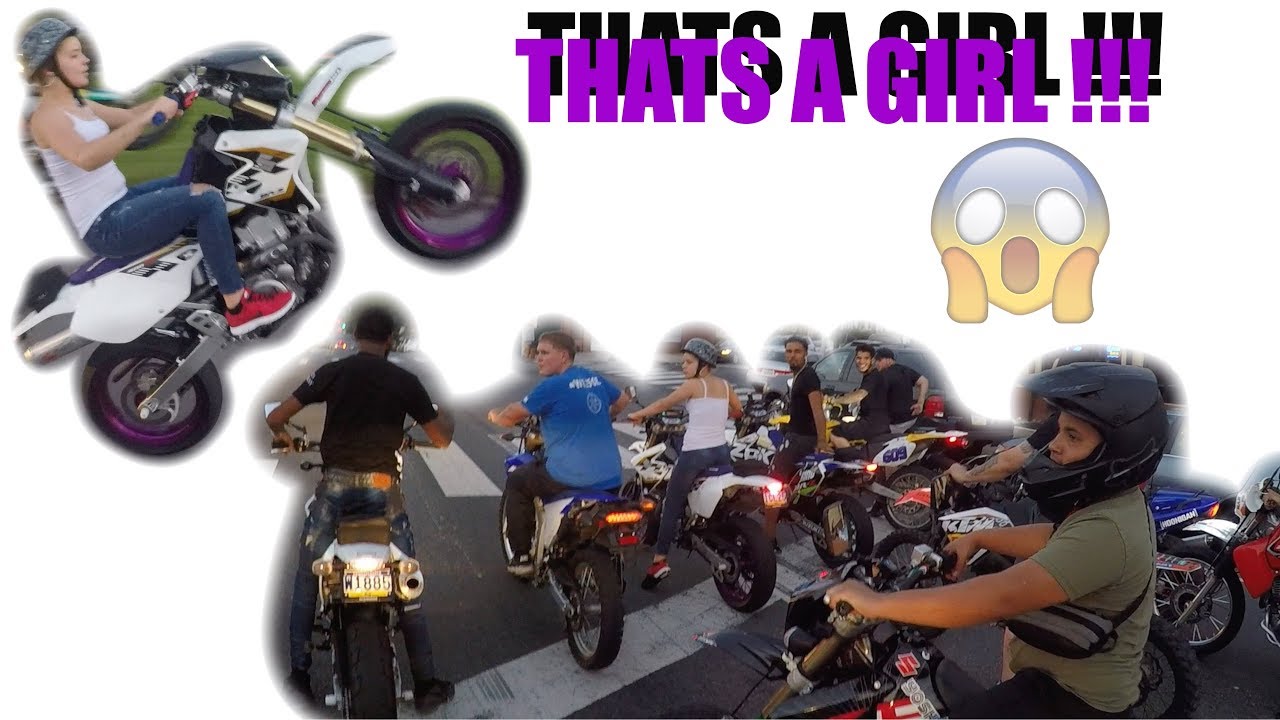 GIRL WHEELING A BIKE LIKE A PRO !!!!!!! | BRAAP VLOGS