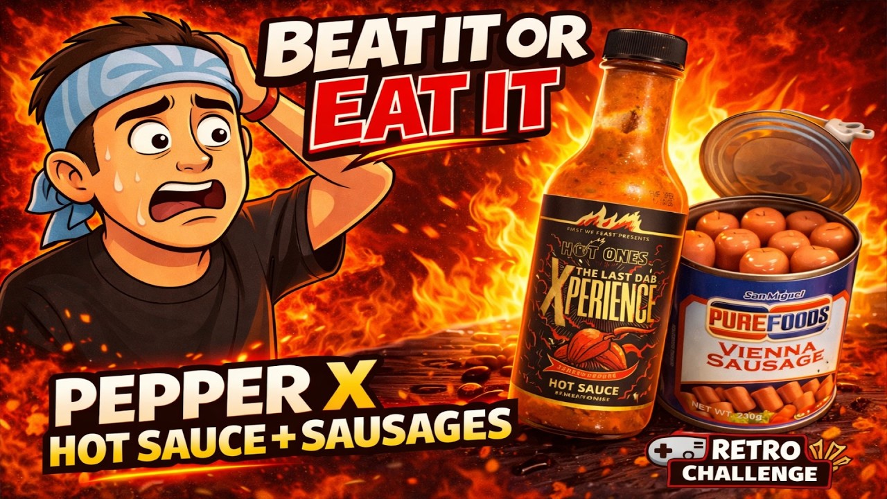 Beat It or Eat It: Retro Game Challenge -  🌶 Pepper X “Last Dab” Hot Ones Punishment + Whatever Wed