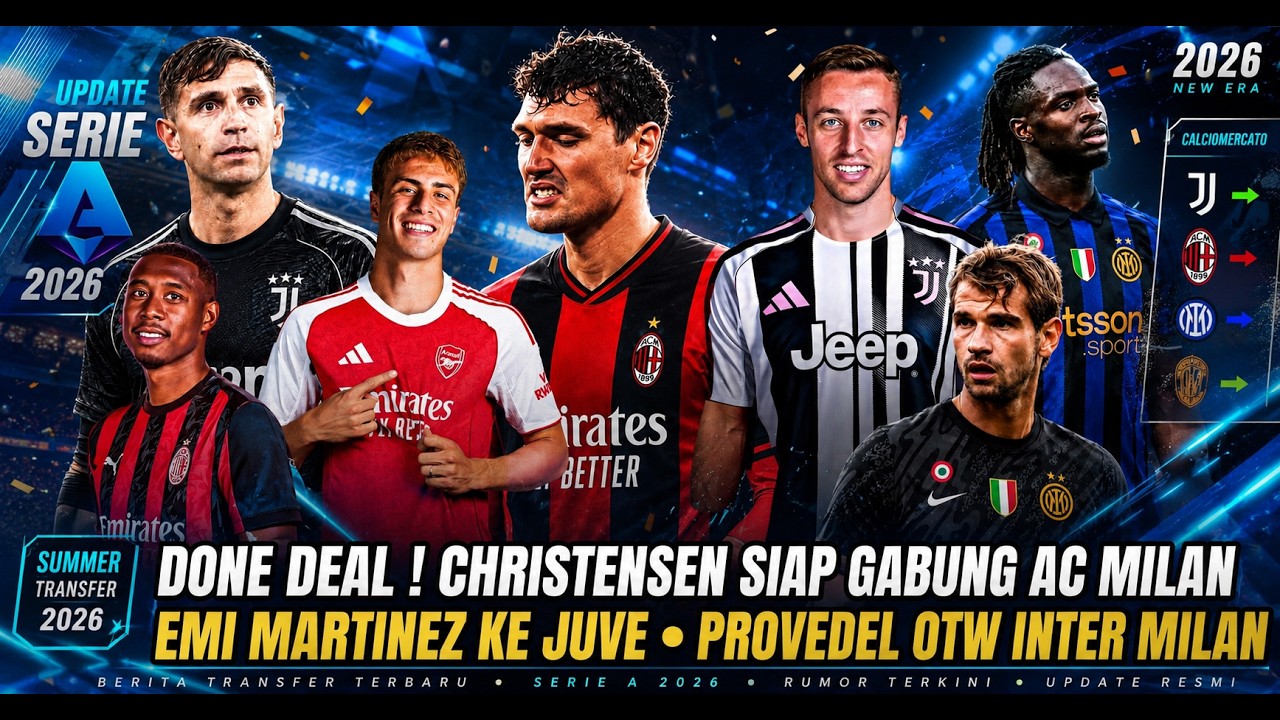 DONE DEAL ✍️ Christensen Joins AC Milan 🔹 Martinez Juve 😱🔹 Provedel Otw Inter - Italian League Ne...