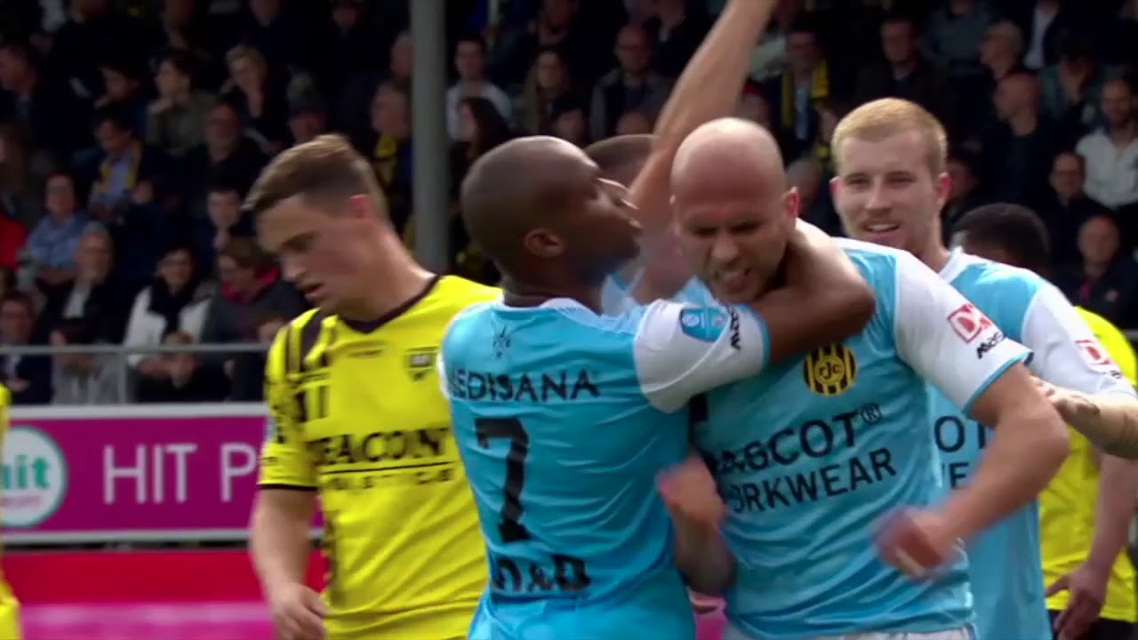 [doelpunt Dani Schahin 1-3] VVV Venlo - Roda JC Kerkrade 29 april 2018
