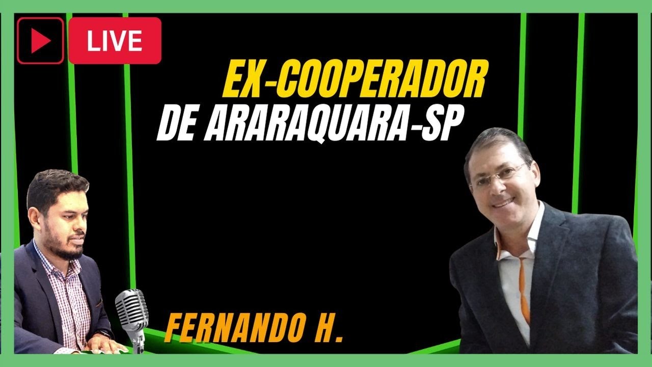 Live com Ex Cooperador de Araraquara - Rogério Córdoba