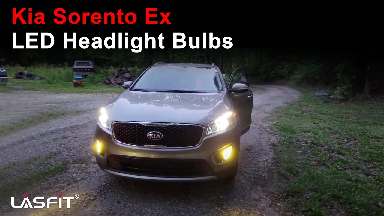 2016 Kia Sorento EX | How to Install Headlight High Low Beam LED Bulbs