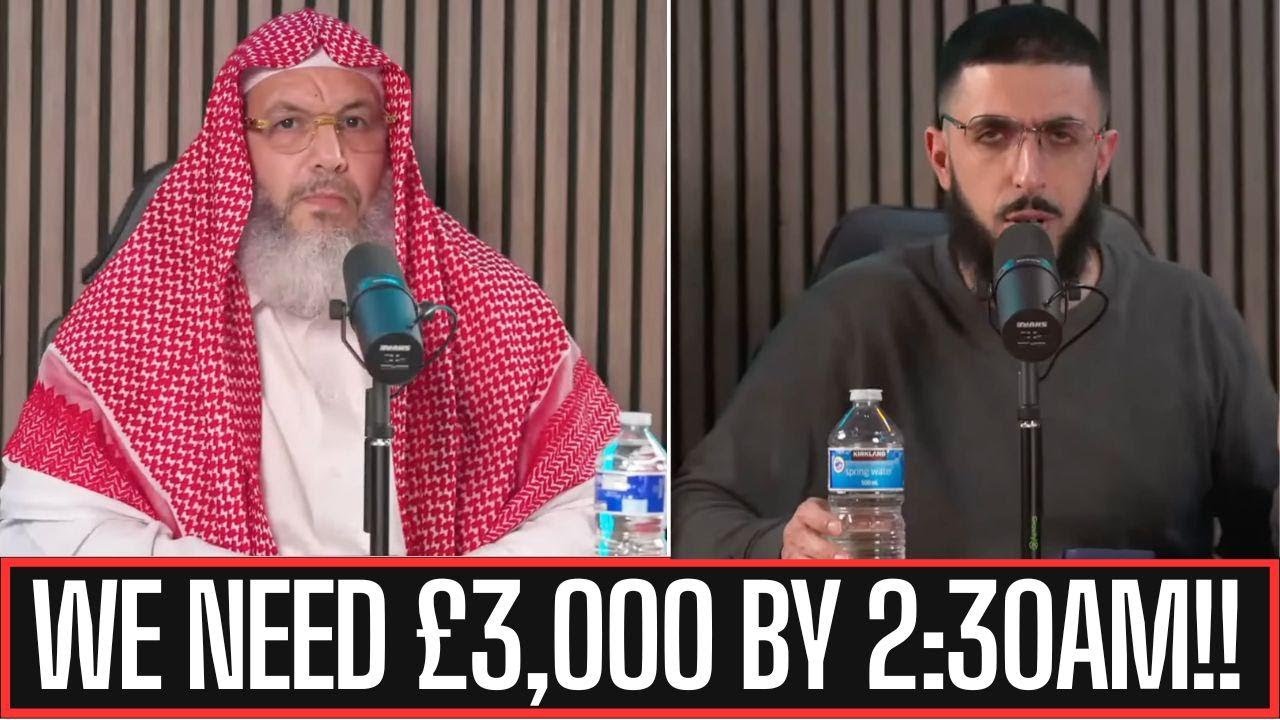 WE NEED £3000 BY 2:30AM