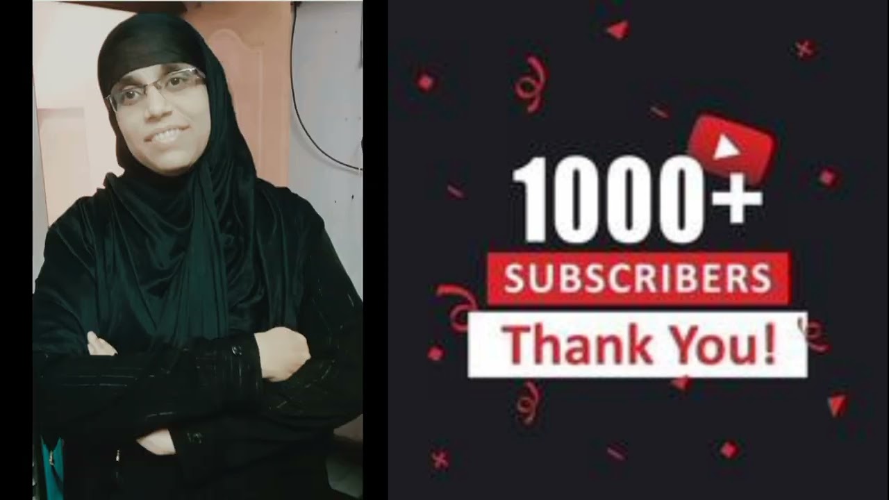 Thank you for 1000 Subscribers | ایک ہزار سبسکرائبرز پورے ہونے کے لیے شکریہ