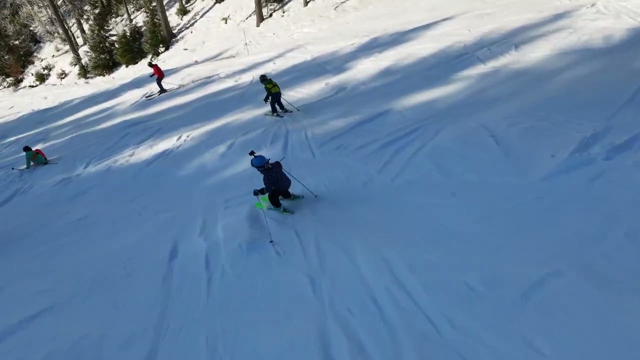 Skiareal Klinovec Piste Nr.18 Moser, schwierigsten Teil der Rondo (24) Piste
