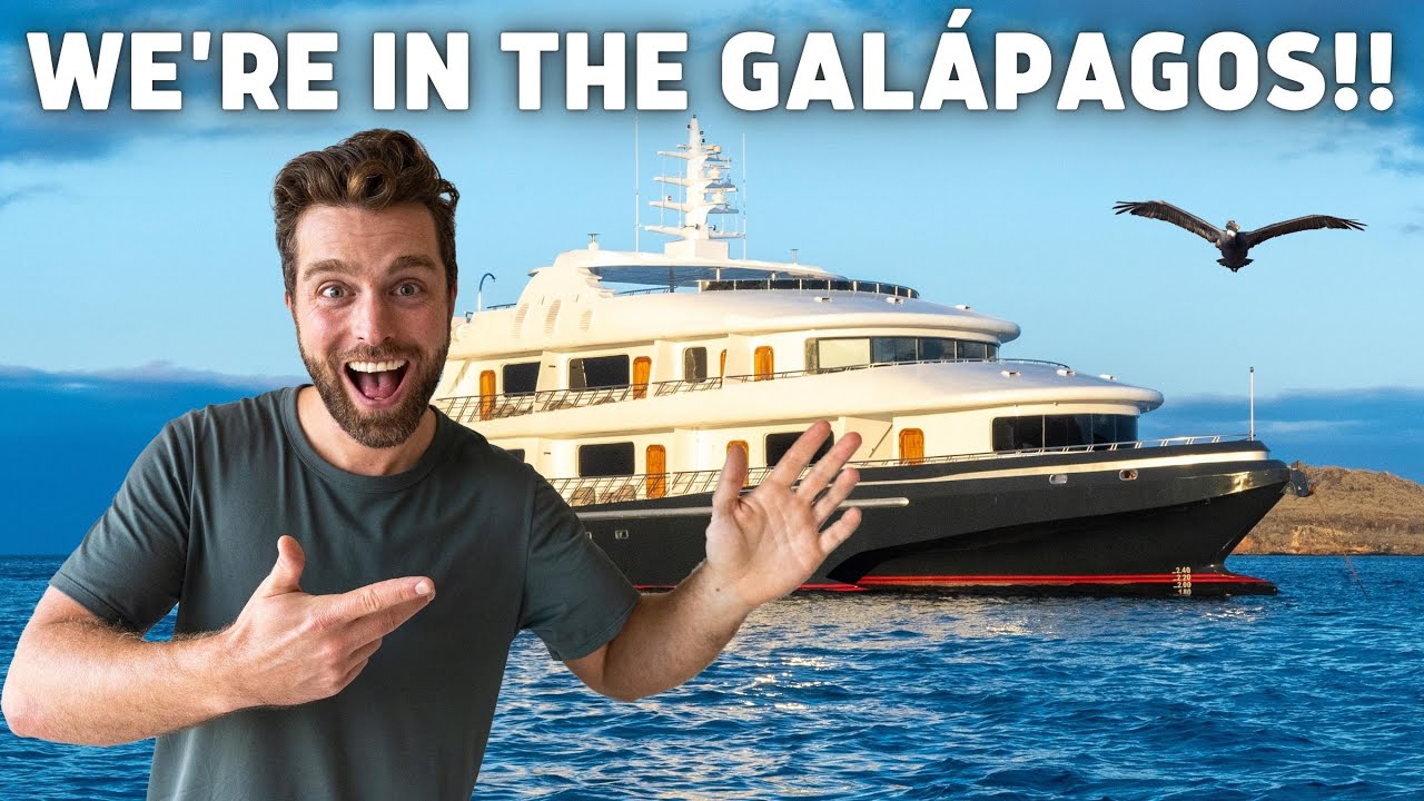 WE BOARDED A LUXURY CRUISE IN THE GALÁPAGOS ISLANDS - (pt. 1/5)