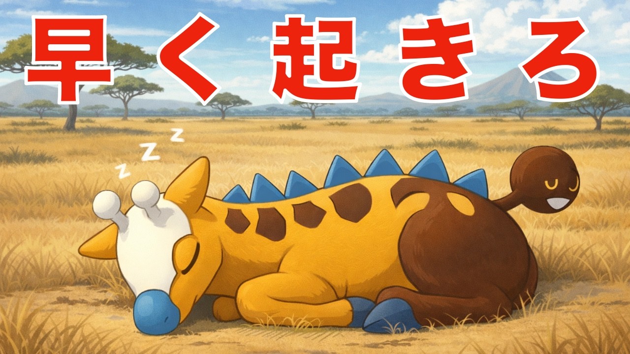 戦闘中だぞ！なにスヤスヤ寝てんだ！キリンリキ！だんて寝ヤスヤスにな！ぞだ中闘戦