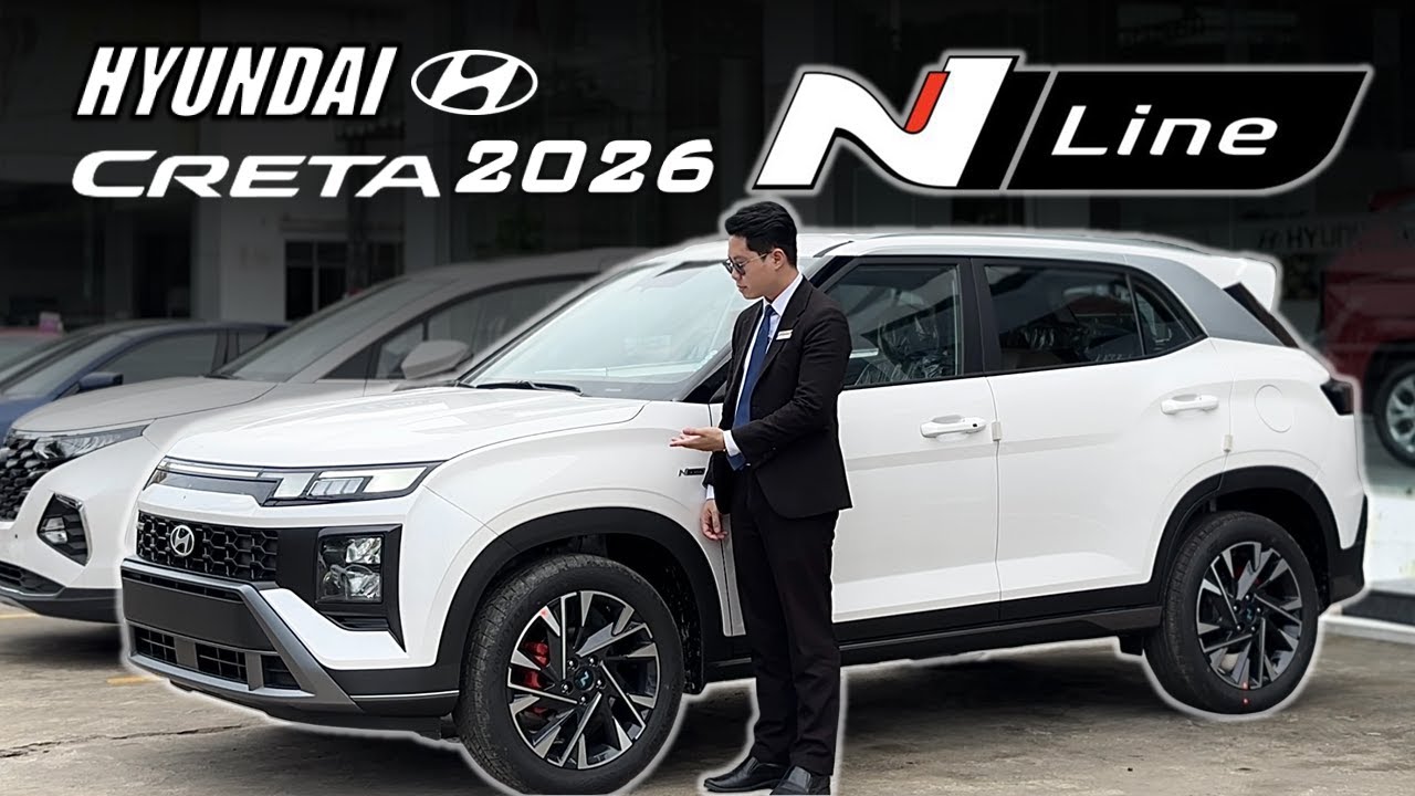 Review xe Hyundai CRETA N LINE 2026 Trắng | Đánh Giá NEW CRETA FACELIFT Bản Cao Cấp Nhất 715 Triệu