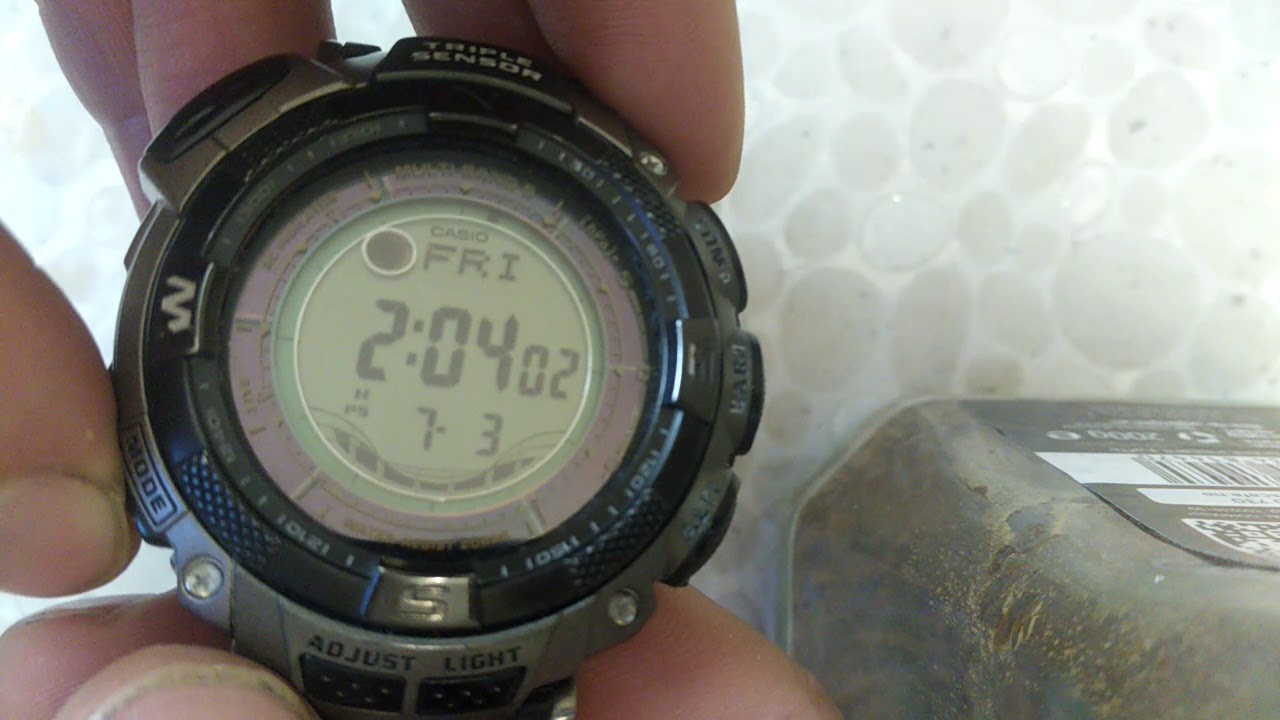 CASIO PROTREK PRW-1500TJ-7JF titanium