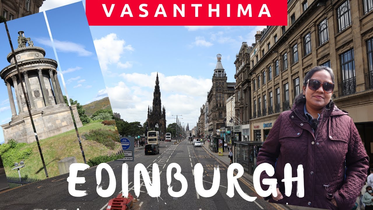 Edinburgh city tour | Tour guide |Hop on Bus I  UK தமிழ் Vlog | வசந்திமா