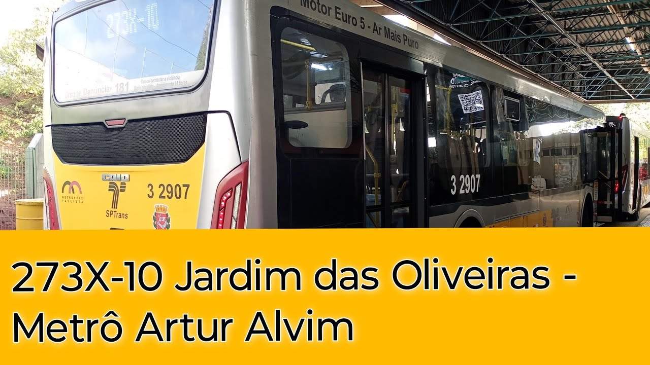 273X-10 Jardim das Oliveiras - Metrô Artur Alvim. Trajeto da Linha.