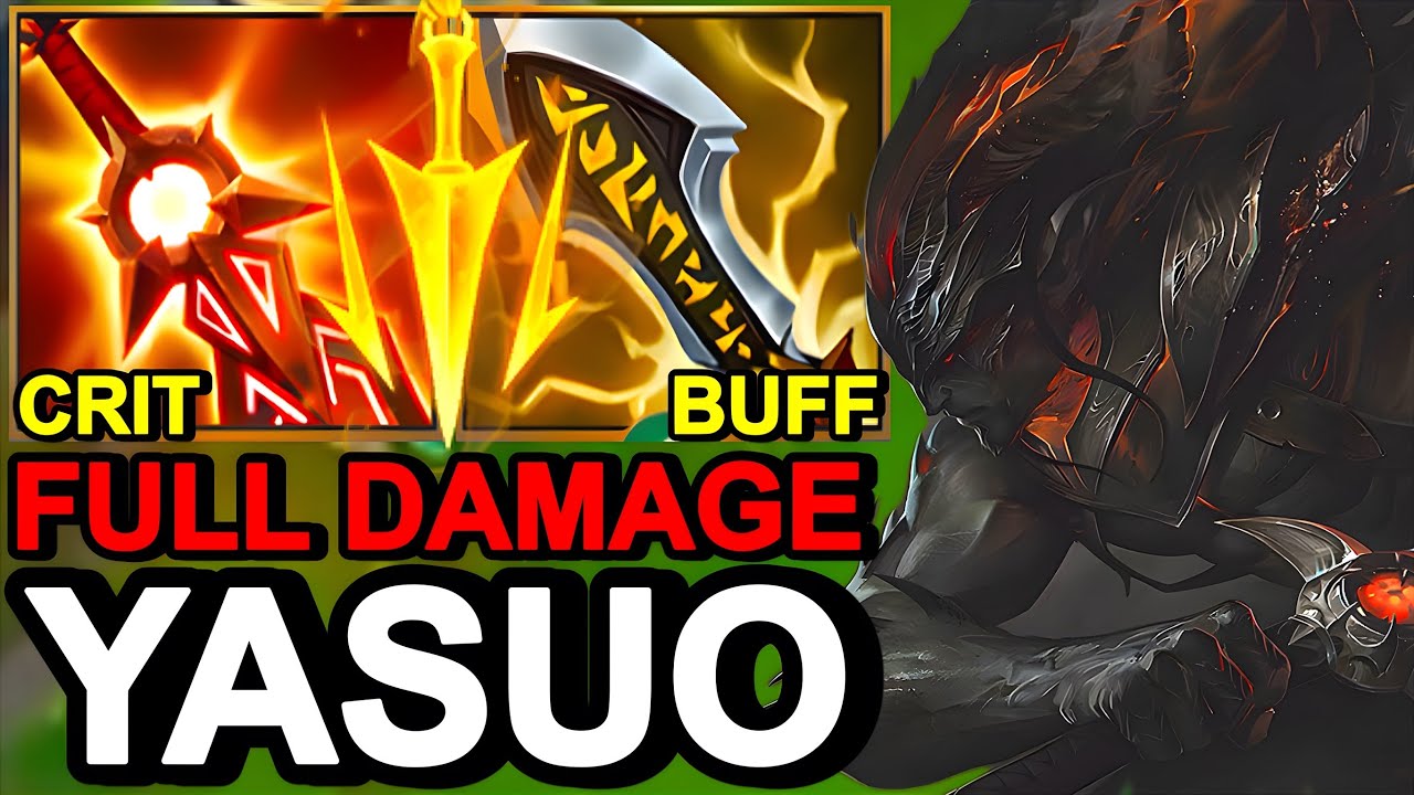 Wild Rift China Yasuo Mid - MAX CRITICAL Yasuo Build Runes - Infinity Edge Broken OP Item