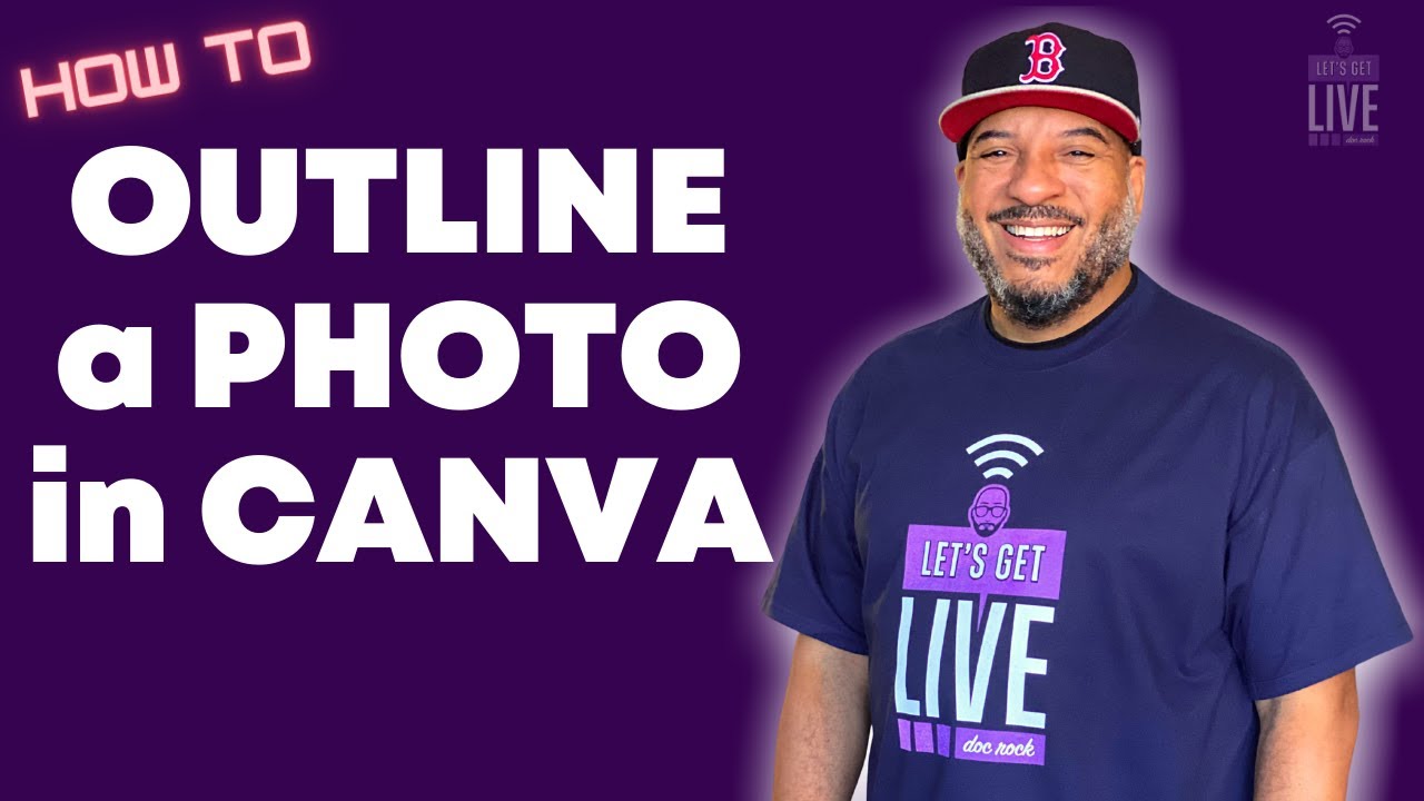 How to add Outline to a Photo in Canva for Trendy YouTube Thumbnails