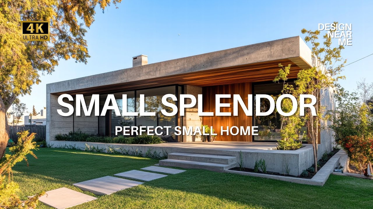 GENIUS Small Home Design for Urban Escapists! ✨ Modern Courtyard Magic + Minimalist Luxury