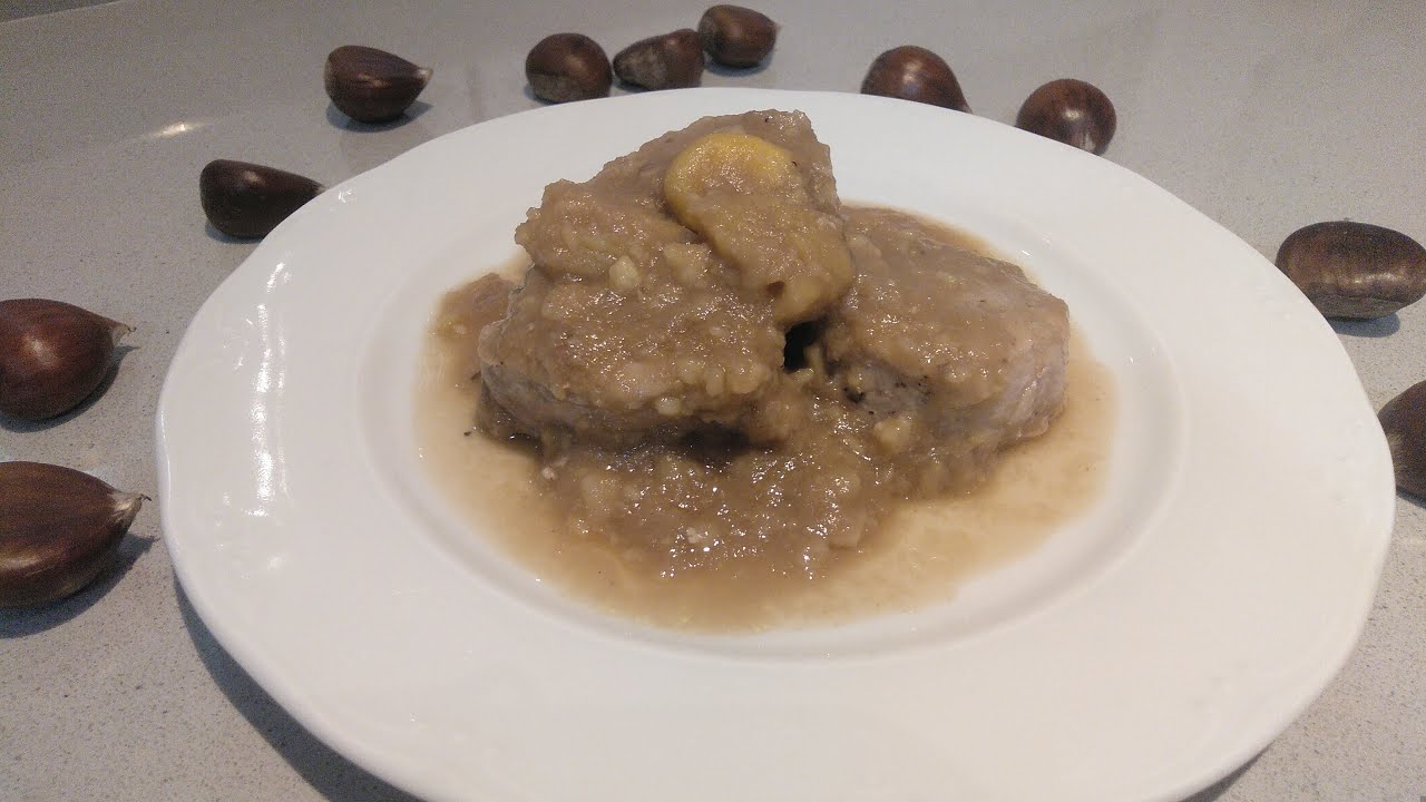 SOLOMILLO con SALSA de CASTAÑAS🌰 delicioso y tierno