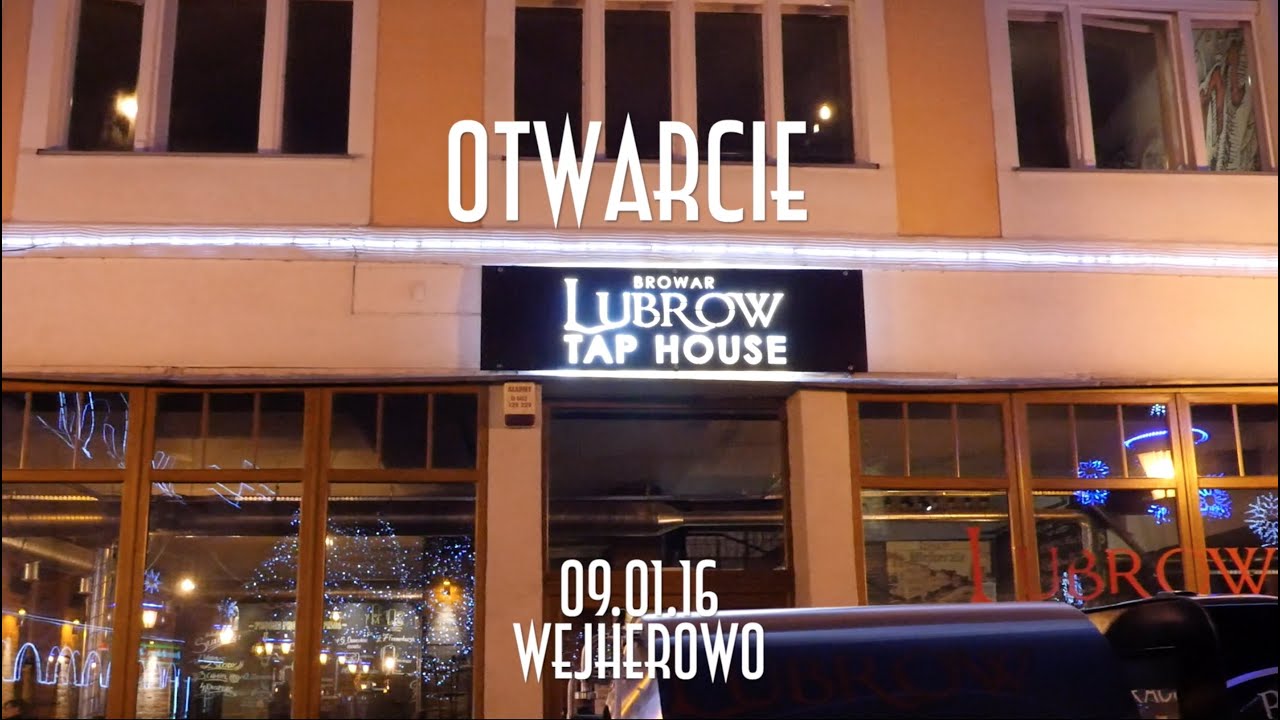 Otwarcie Lubrow Tap House i wywiad z Tomaszem Lubockim