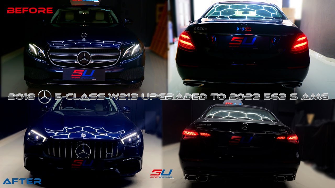 First Time in India. Old E Class W213 Mercedes Benz Upgraded to New 2023 E63s AMG.