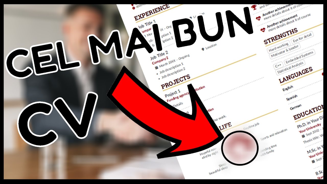 Fii atent la aceste lucruri cand iti creezi un CV (Curriculum Vitae)
