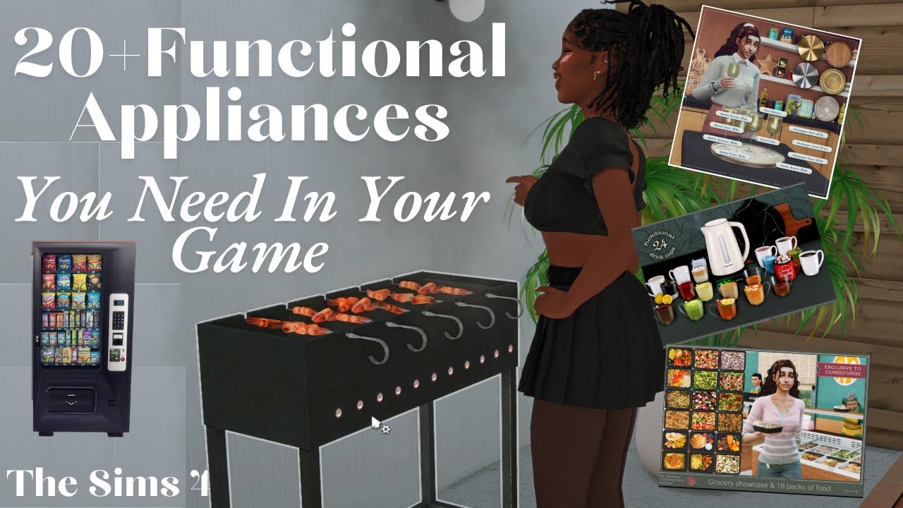 20+ Functional Appliances You Need In Your Game | The Sims 4