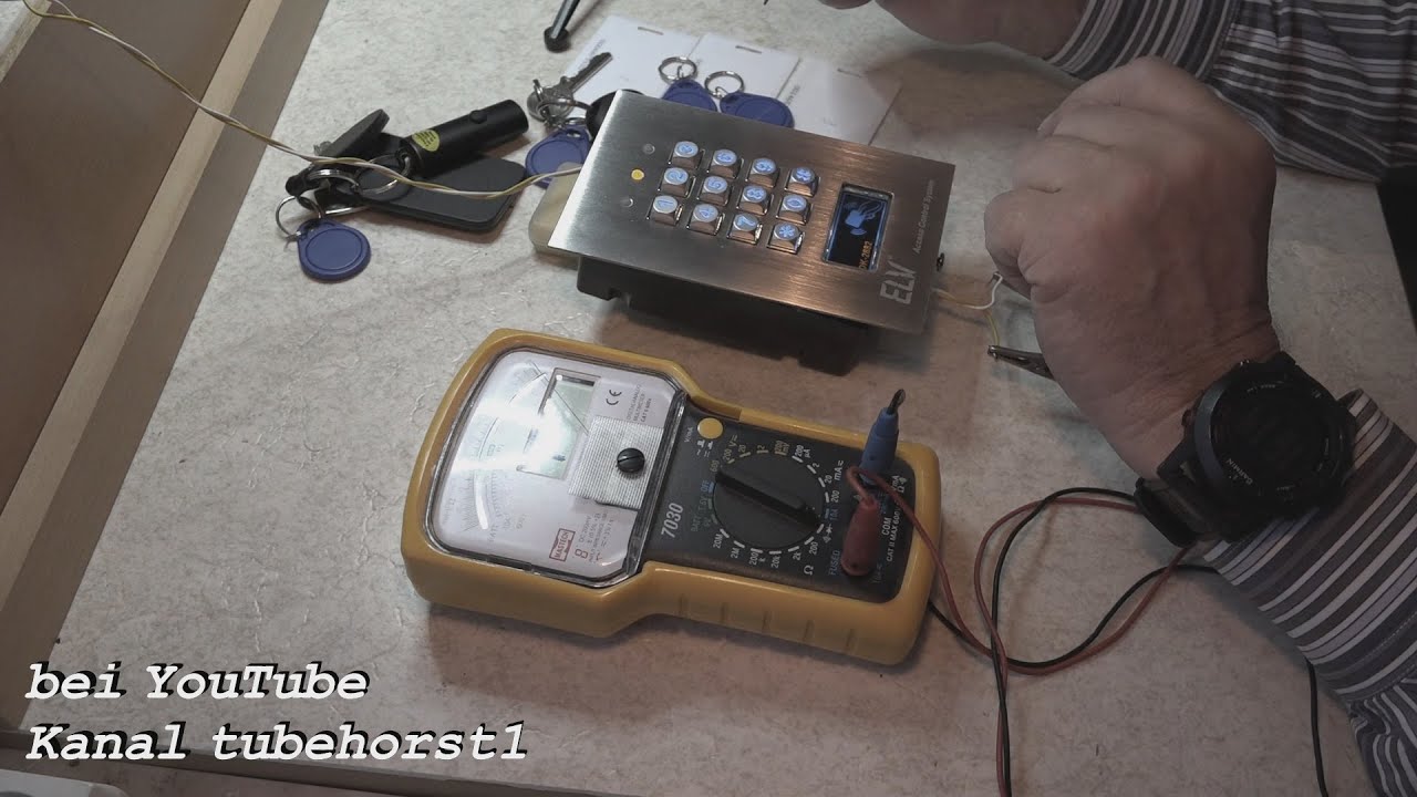 RFID Codeschloss DK 2882 Programmierung u.  Inbetriebnahme von tubehorst1