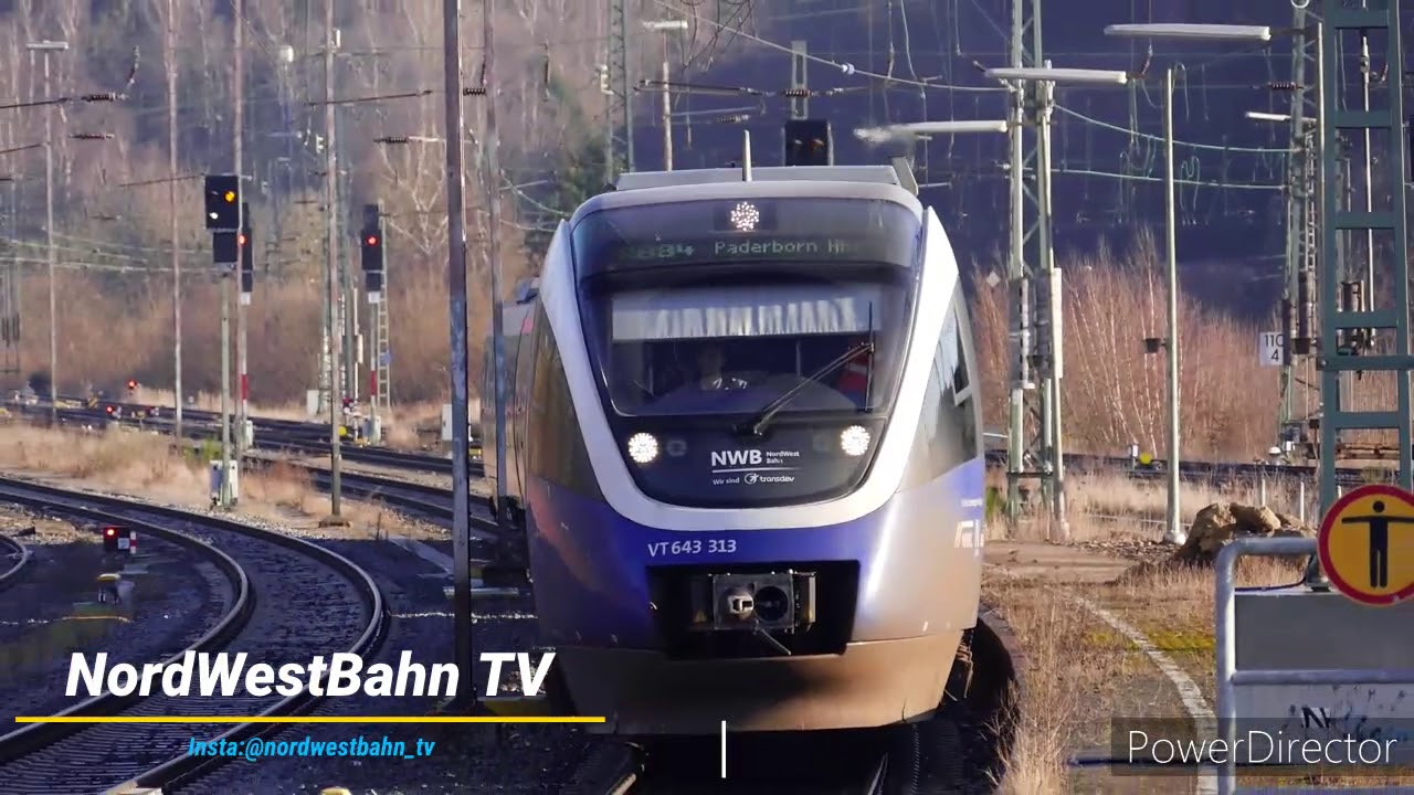 S28 (REGIOBAHN)  Neuer Haltepunkt Hahnenfurth/D&uuml;ssel + F&uuml;hrerstandsmitfahrt