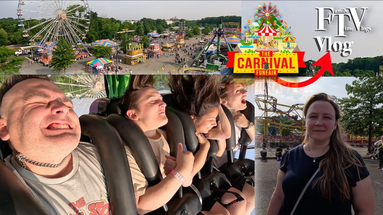 Would you Ride these Crazy Carnival Rides 2023 Family Fun Day Vlog at the Fair POV