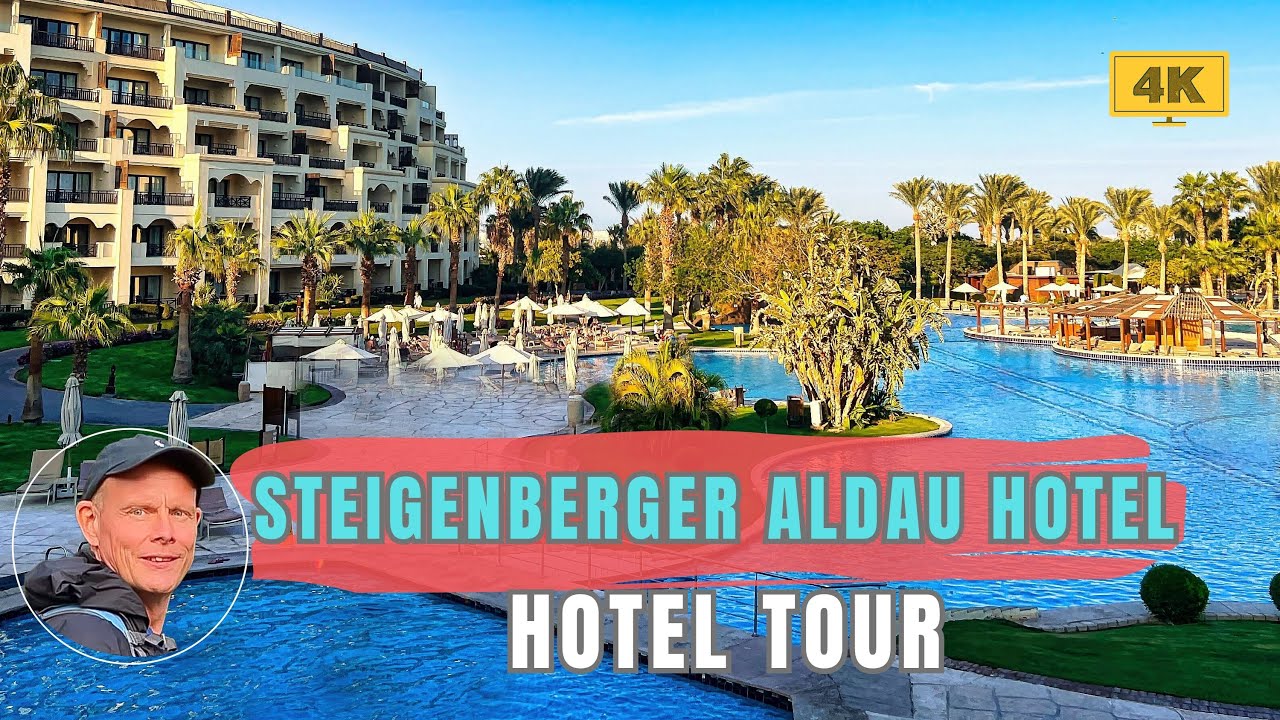 Steigenberger ALDAU Beach Hotel - HOTEL TOUR - Pool - Beach - Restaurant - Bar - Gym - Buffet [4K]