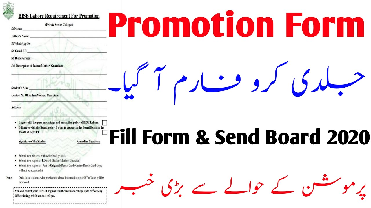 Promotion Confirmation Form 2020 - How Apply For Promotion 2020 - How We Download Promotion Form