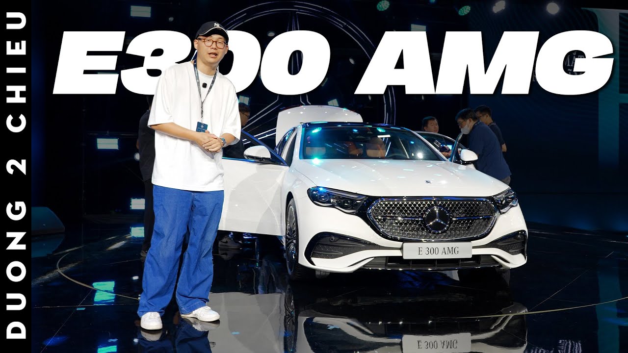 Mercedes E300 AMG mới nhiều công nghệ quá mà chưa biết để làm gì (vì tôi chưa được dùng thử)