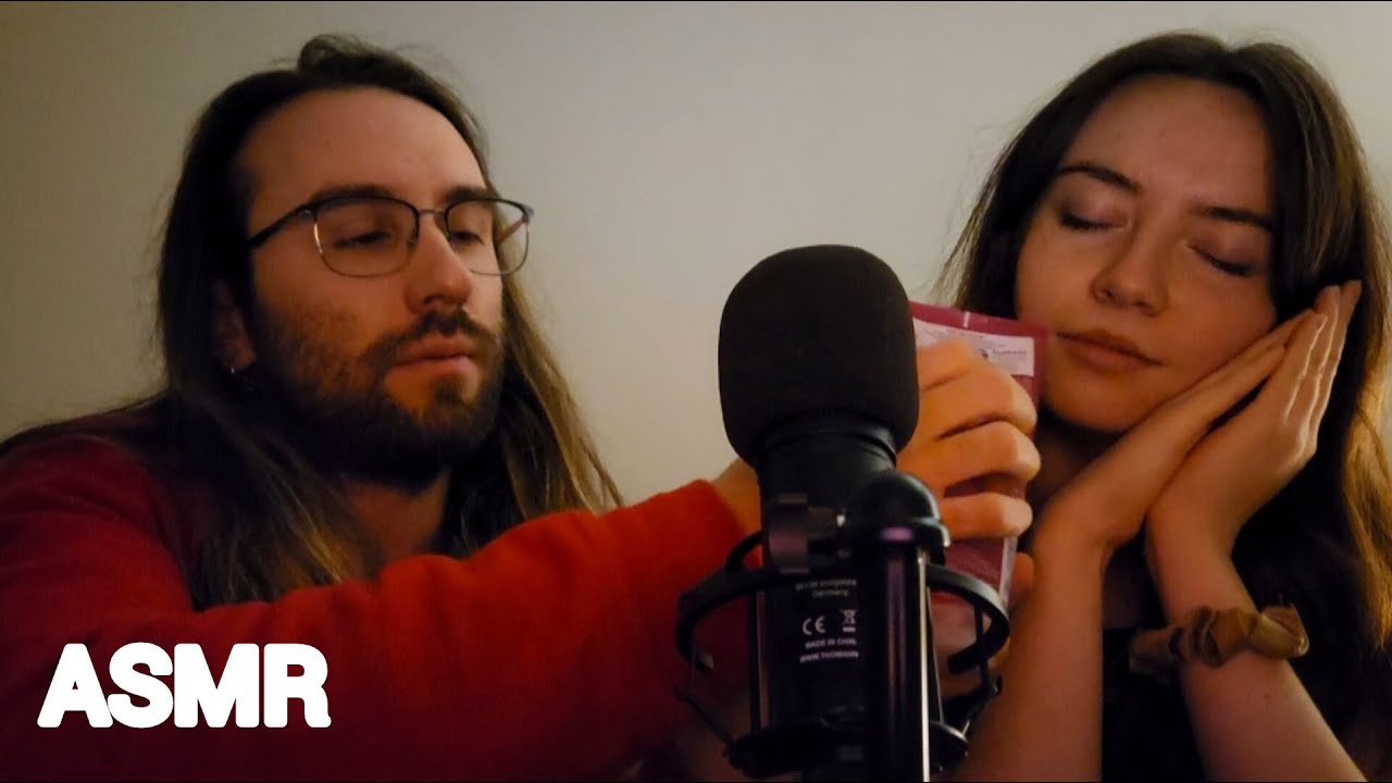 ASMR FR : Mon ami teste l’ASMR pour la toute première fois ! (freestyle sonore)
