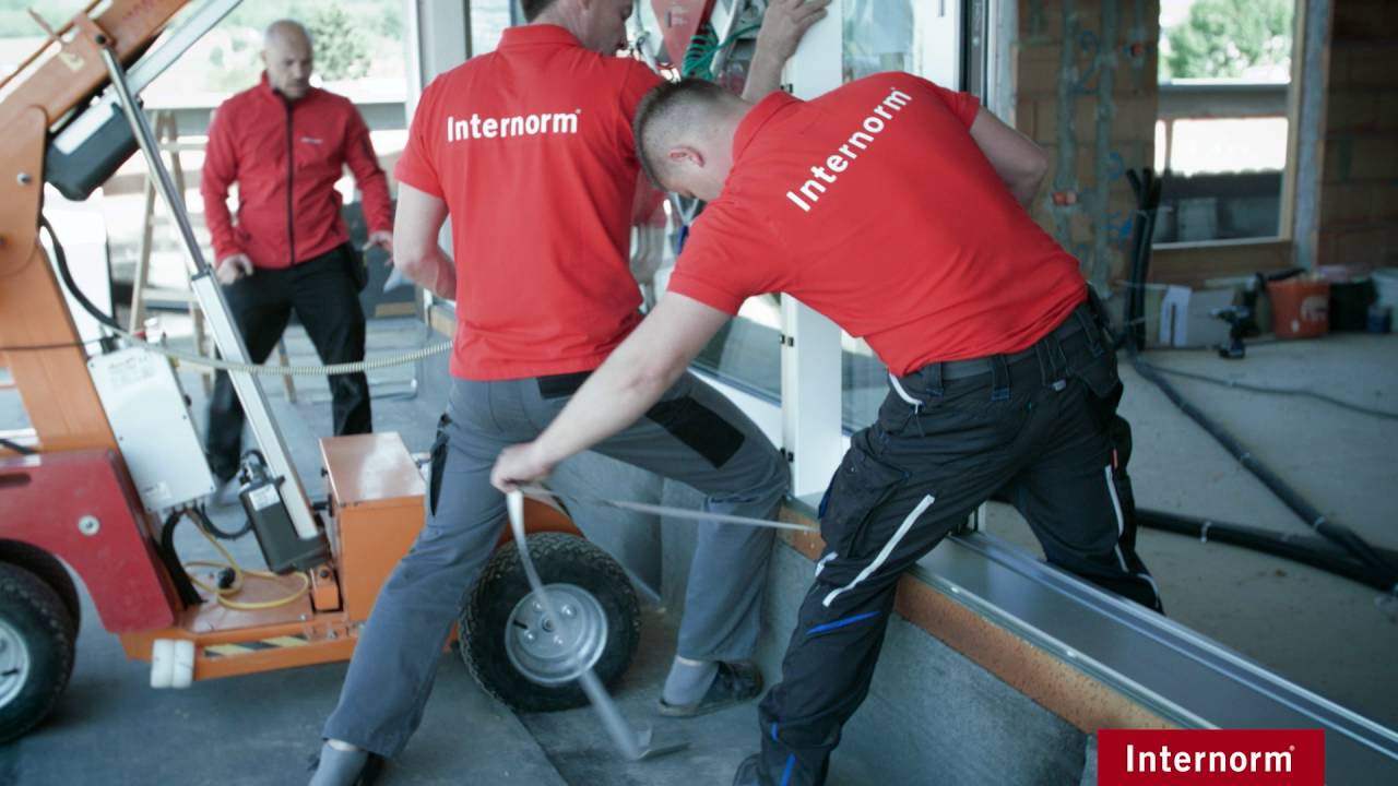 Lieferung & Einbau einer Internorm XXL-Hebeschiebetür