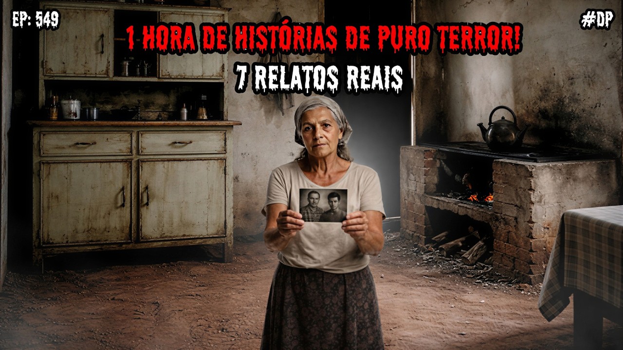 1 HORA DE TERROR! - 7 RELATOS REAIS | EP.549 #dp