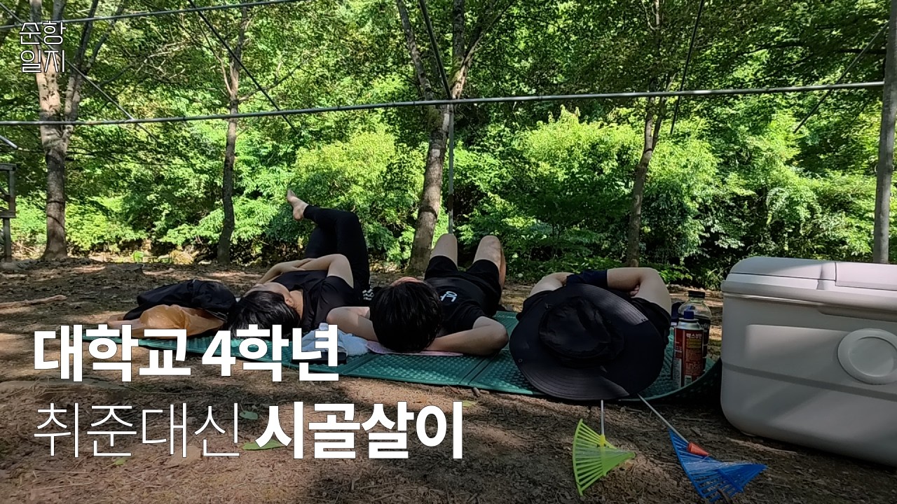 대학교 4학년 취준대신 시골살이