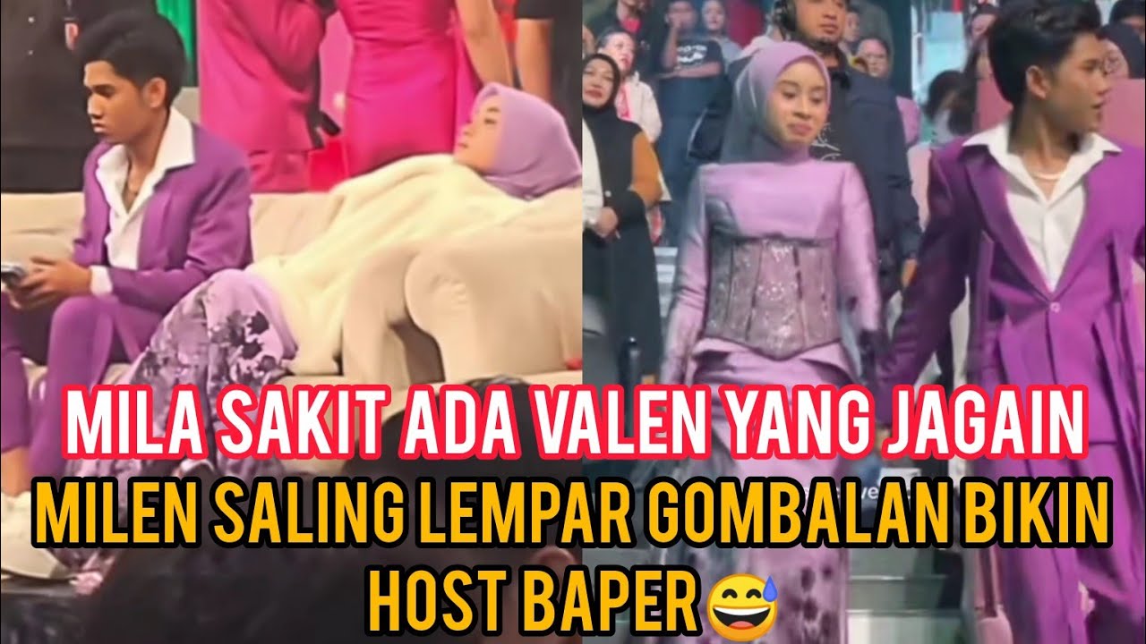 VALEN SIAP SIAGA SAAT MILA SAKIT TADI MALAM SAAT KONSER ROMANTIS 