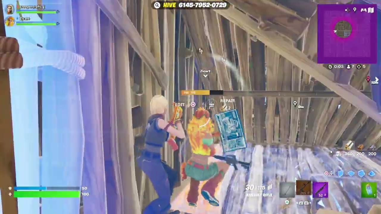 Me playing hive duo box fights in fn