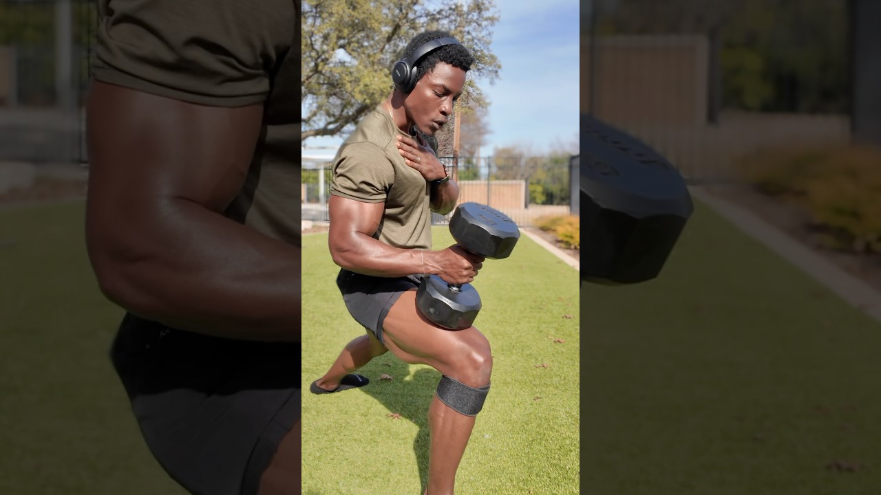 Fun dumbbell leg routine for you.