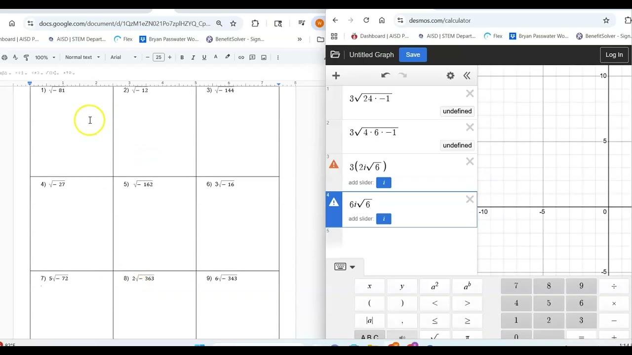 5.1 Intro to Imaginary Numbers