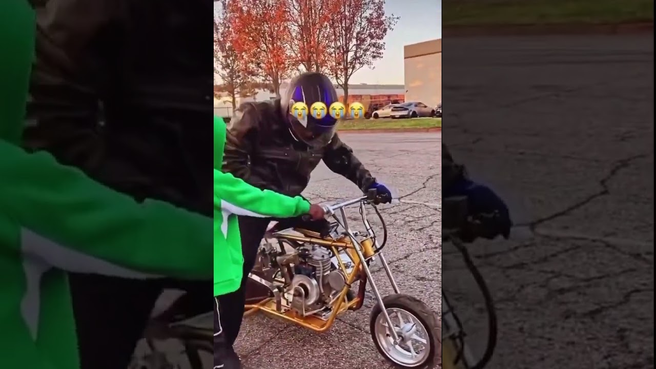 Unc got scared #minibike #billet #race #dragrace #engine #bikebuild #built #cc #bikelife