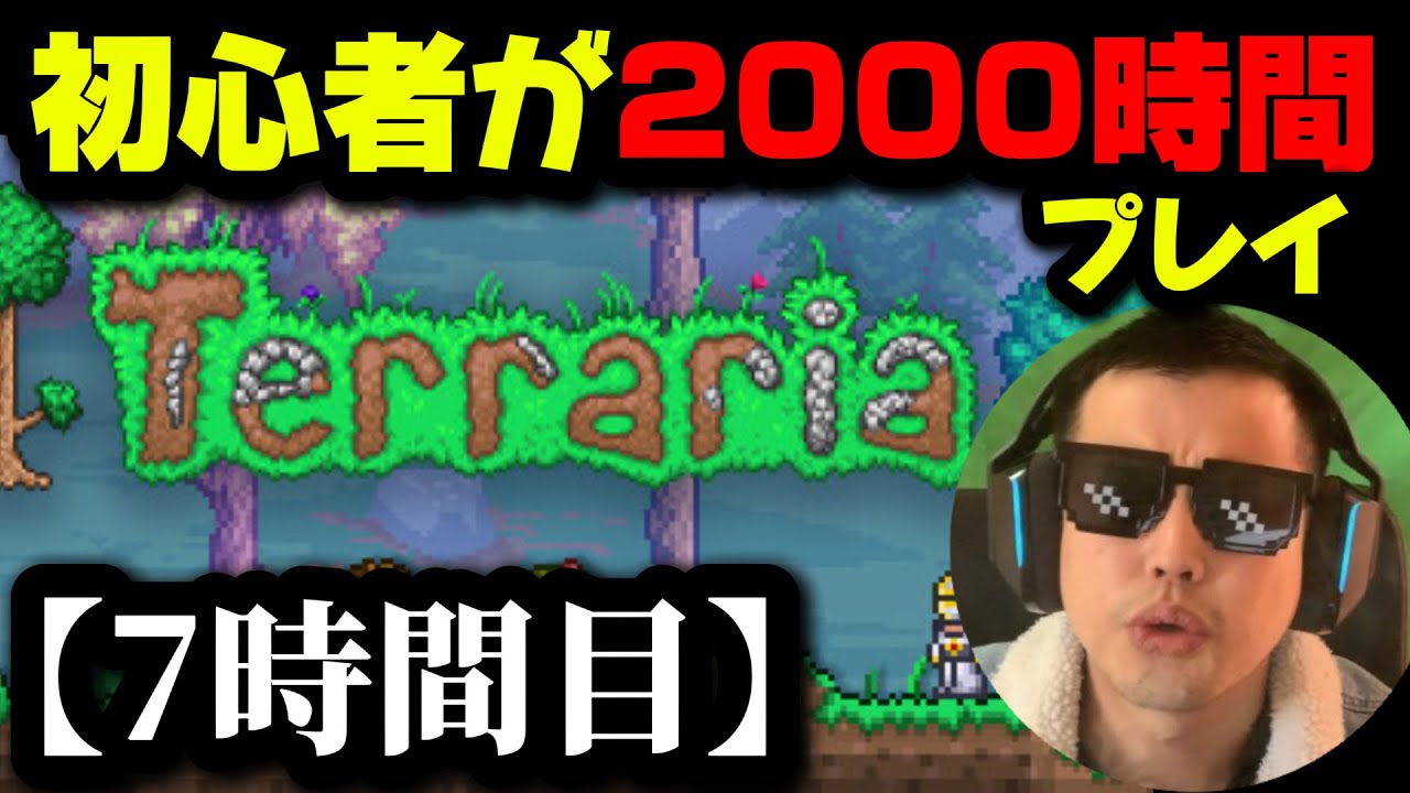 【Terraria】完全初心者が2000時間プレイした結果…【７時間目】