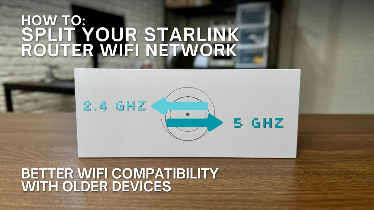 Как разделить ваш Starlink WiFi на сети 2,4 ГГц и 5 ГГц