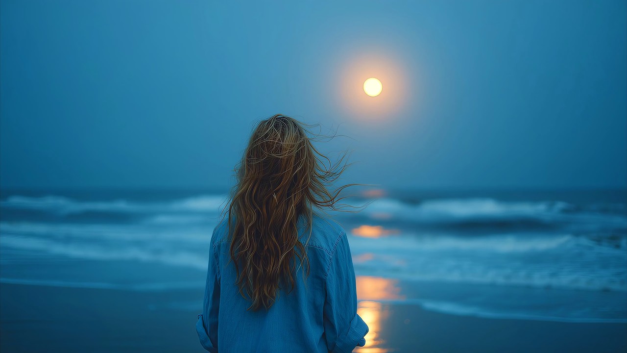 Watching the Moon Until the Thoughts Slow Down