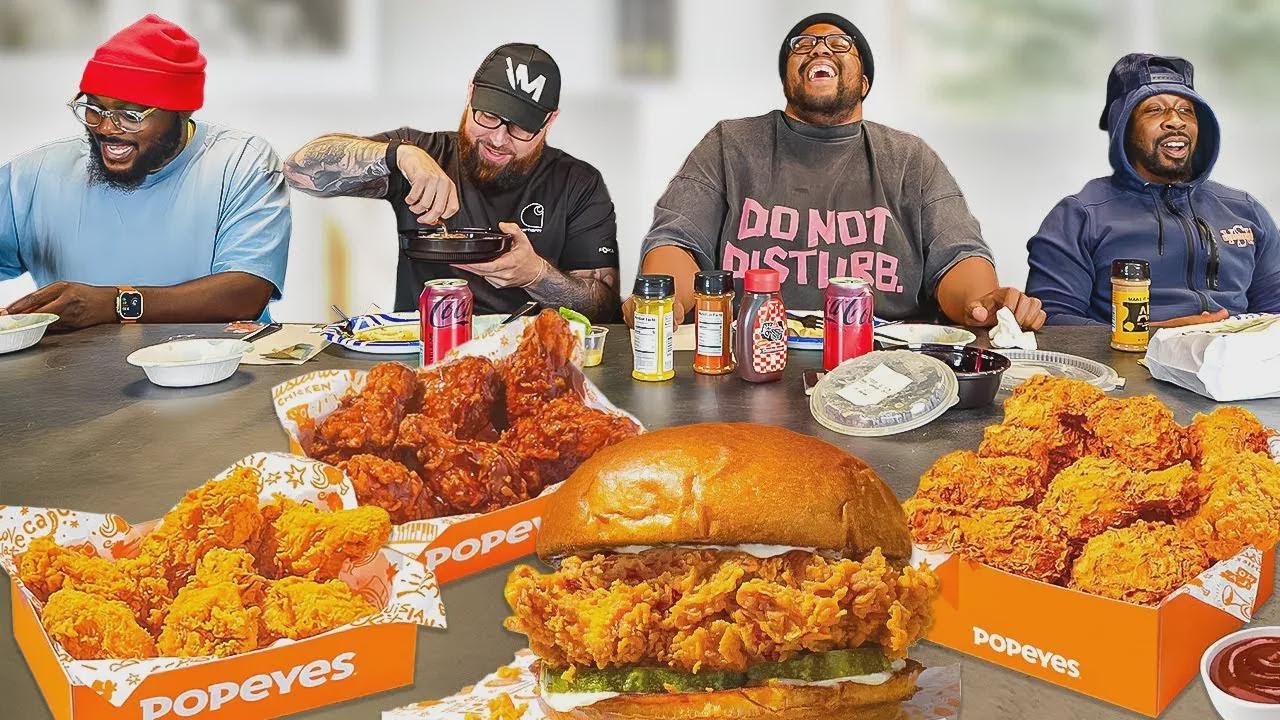 Das komplette Popeyes-Menü im Test!