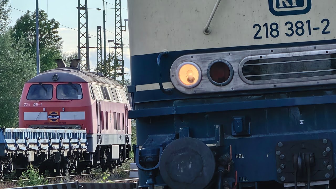 218 Auflauf in Bünde Mitte 2024 wegen einer Baustelle ab Löhne