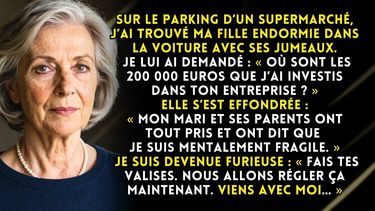 J’ai trouvé ma fille vivant en voiture avec mes petits-fils — puis découvert la trahison de son mari