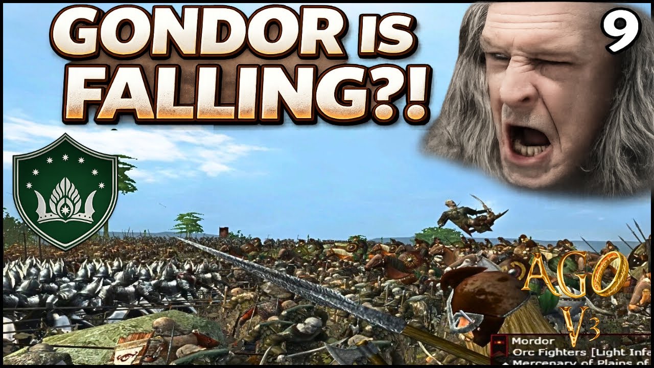 DISASTER at Pelennor! – Northern Dunedain Campaign | DAC AGO v3 | Medieval II: Total War #9