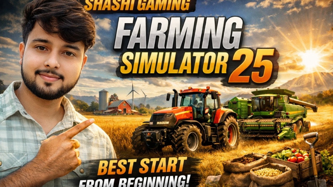 Farming Simulator 25 – BEST Beginner Start Guide! 💰🌾#farming #trending #viral #farmingsimulator