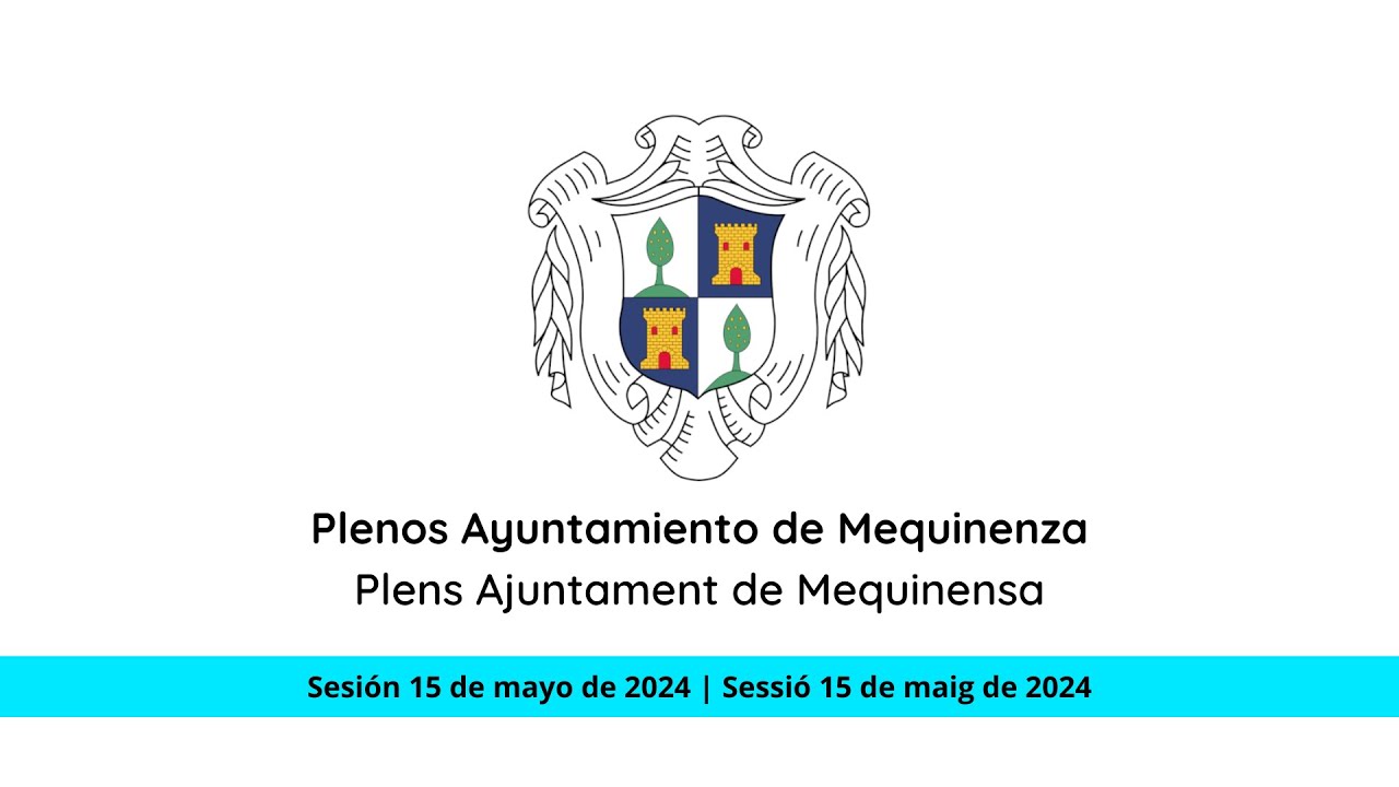 (EMISIÓN EN PRUEBA) Sesión ordinaria de pleno miércoles 15 de mayo de 2024