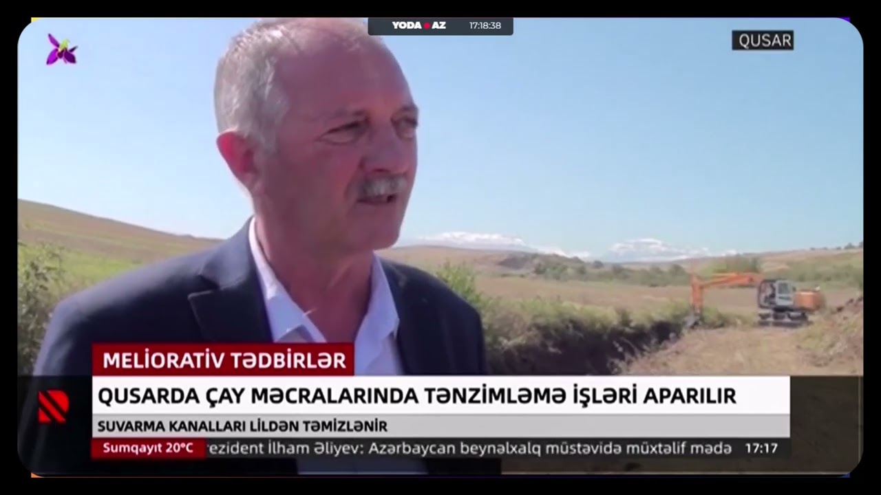 Qusarda çay məcralarında tənzimləmə işləri aparılır - Real TV 17.10.2025