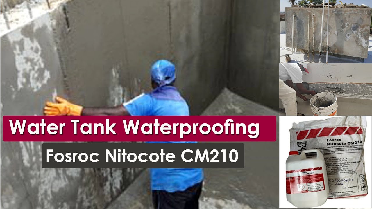 Water Tank Waterproofing by Using Fosroc Nitocote CM210 | water tank waterproofing |  S.V Projects